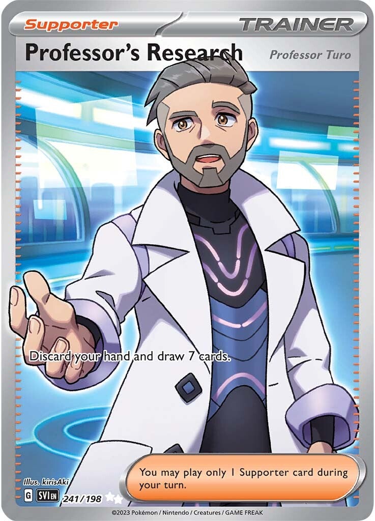 Professor's Research (Professor Turo) (241/198) [Scarlet & Violet: Base Set] | Exor Games Dartmouth