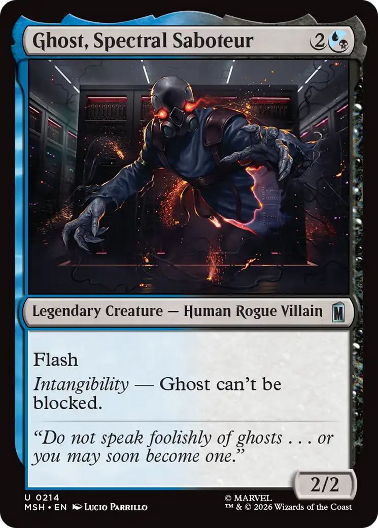 Ghost, Spectral Saboteur [Marvel Super Heroes] | Exor Games Dartmouth