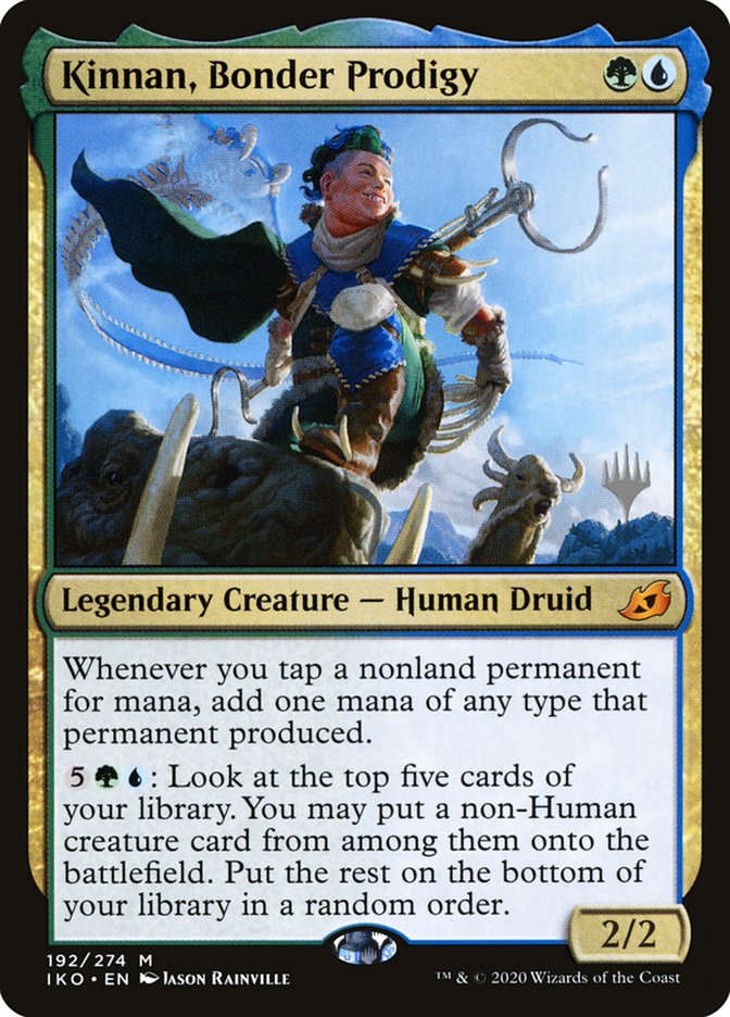 Kinnan, Bonder Prodigy (Promo Pack) [Ikoria: Lair of Behemoths Promos] | Exor Games Dartmouth