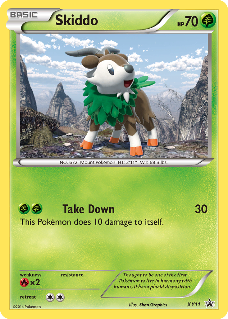 Skiddo (XY11) [XY: Black Star Promos] | Exor Games Dartmouth