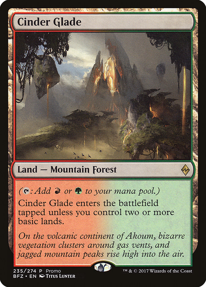 Cinder Glade (Promo) [Standard Showdown Promos] | Exor Games Dartmouth