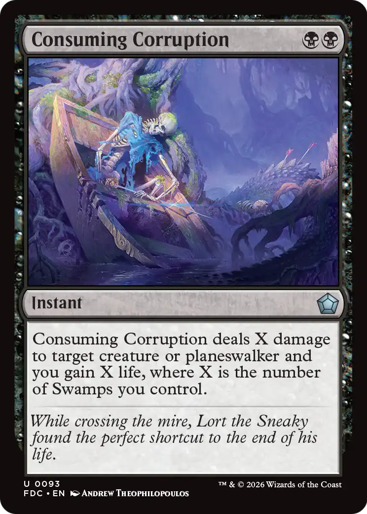 Consuming Corruption [Foundations Commander] | Exor Games Dartmouth