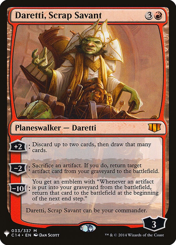 Daretti, Scrap Savant (C14) [The List] | Exor Games Dartmouth