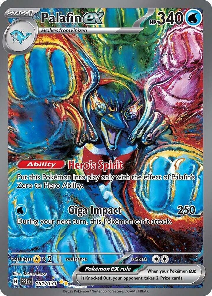 Palafin ex (151/131) [Scarlet & Violet: Prismatic Evolutions] | Exor Games Dartmouth
