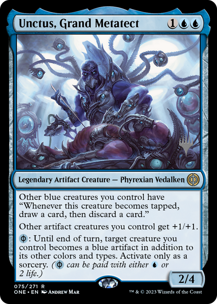 Unctus, Grand Metatect (Promo Pack) [Phyrexia: All Will Be One Promos] | Exor Games Dartmouth