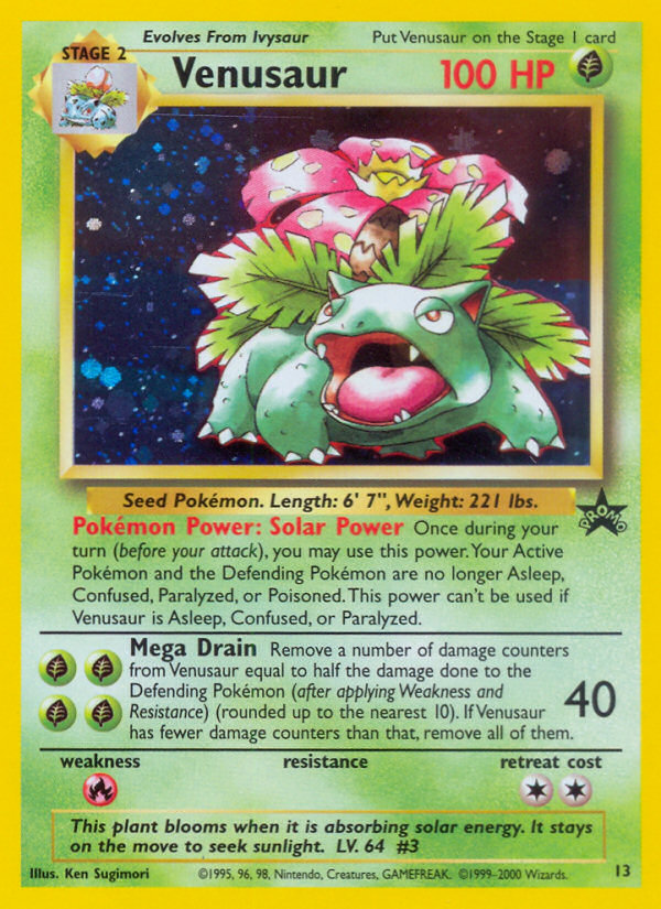 Venusaur (13) [Wizards of the Coast: Black Star Promos] | Exor Games Dartmouth