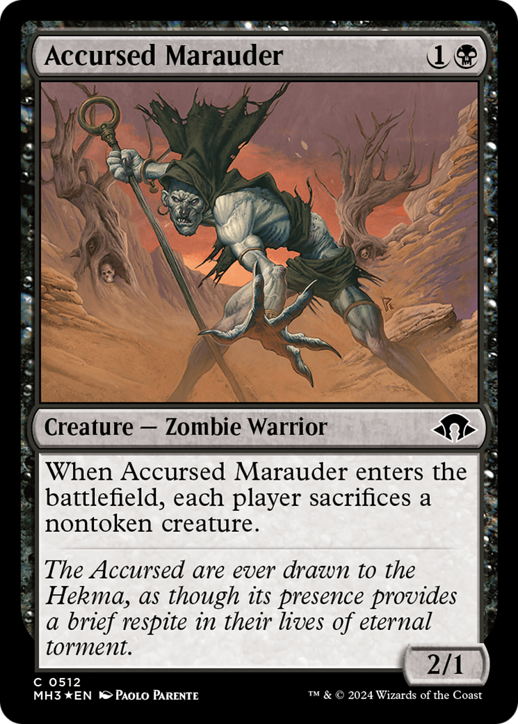 Accursed Marauder (Ripple Foil) [Modern Horizons 3] | Exor Games Dartmouth