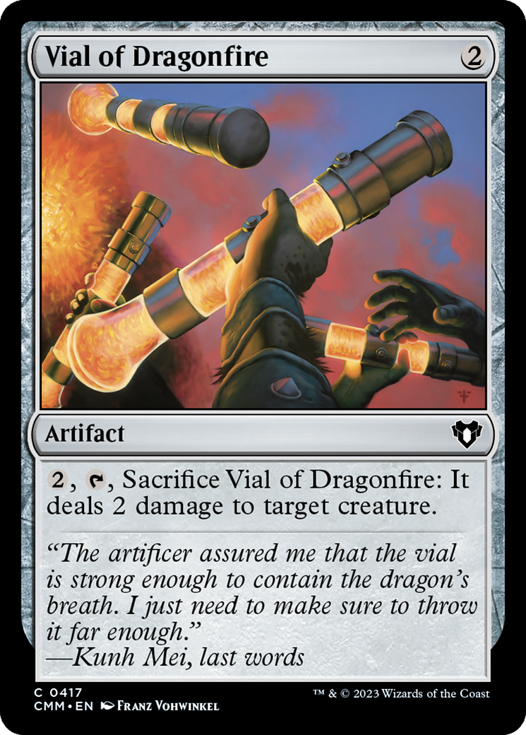 Vial of Dragonfire [Commander Masters] | Exor Games Dartmouth