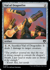 Vial of Dragonfire [Commander Masters] | Exor Games Dartmouth