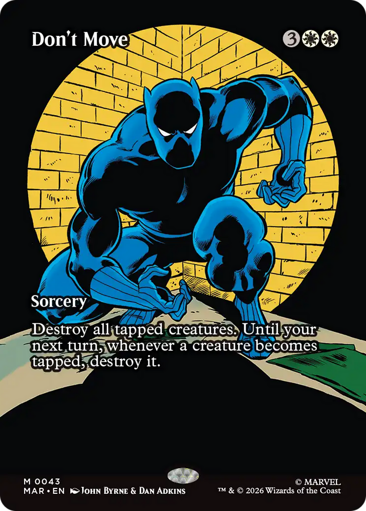 Don't Move (Borderless) [Marvel Universe: Eternal-Legal] | Exor Games Dartmouth