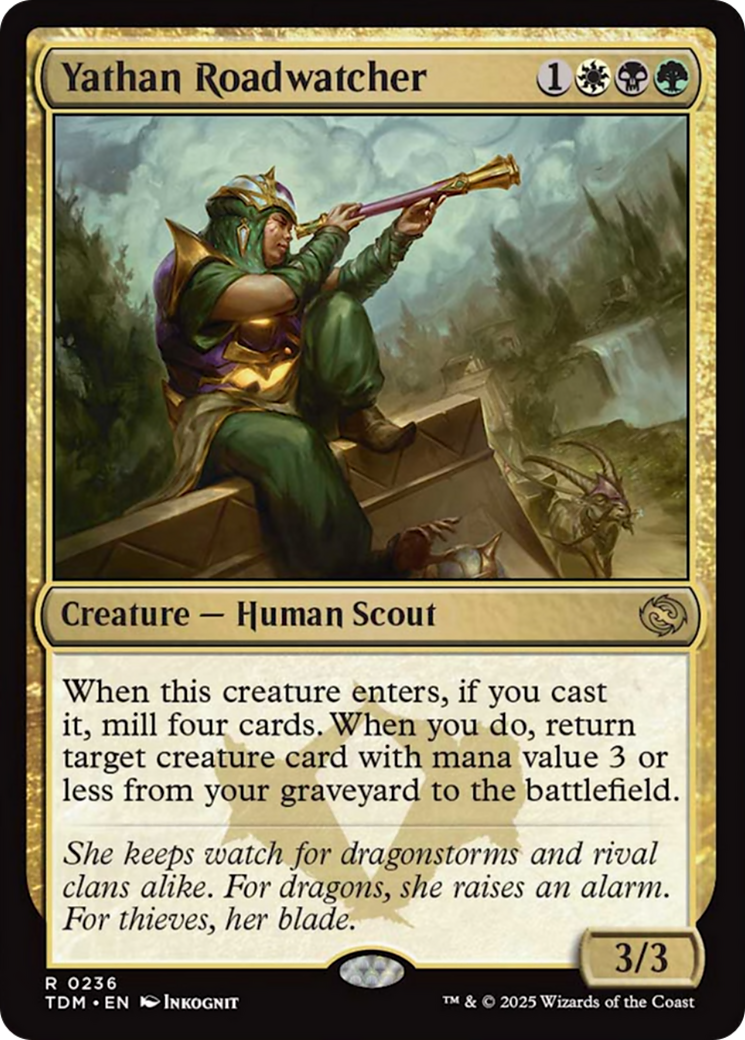 Yathan Roadwatcher [Tarkir: Dragonstorm] | Exor Games Dartmouth