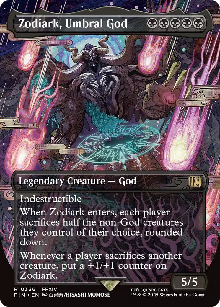 Zodiark, Umbral God (Borderless) [FINAL FANTASY] | Exor Games Dartmouth