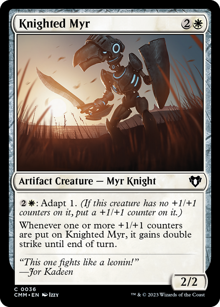 Knighted Myr [Commander Masters] | Exor Games Dartmouth