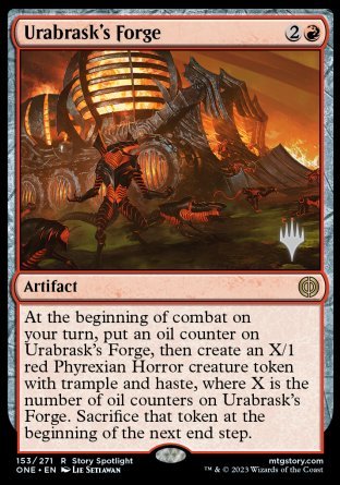 Urabrask's Forge (Promo Pack) [Phyrexia: All Will Be One Promos] | Exor Games Dartmouth