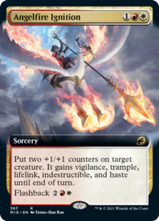 Angelfire Ignition (Extended Art) [Innistrad: Midnight Hunt] | Exor Games Dartmouth
