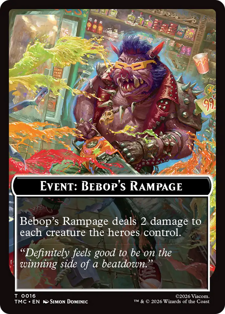 Event: Bebop's Rampage [Teenage Mutant Ninja Turtles Commander Tokens] | Exor Games Dartmouth