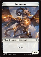 Copy // Elemental (0002) Double-Sided Token [Lorwyn Eclipsed Tokens] | Exor Games Dartmouth