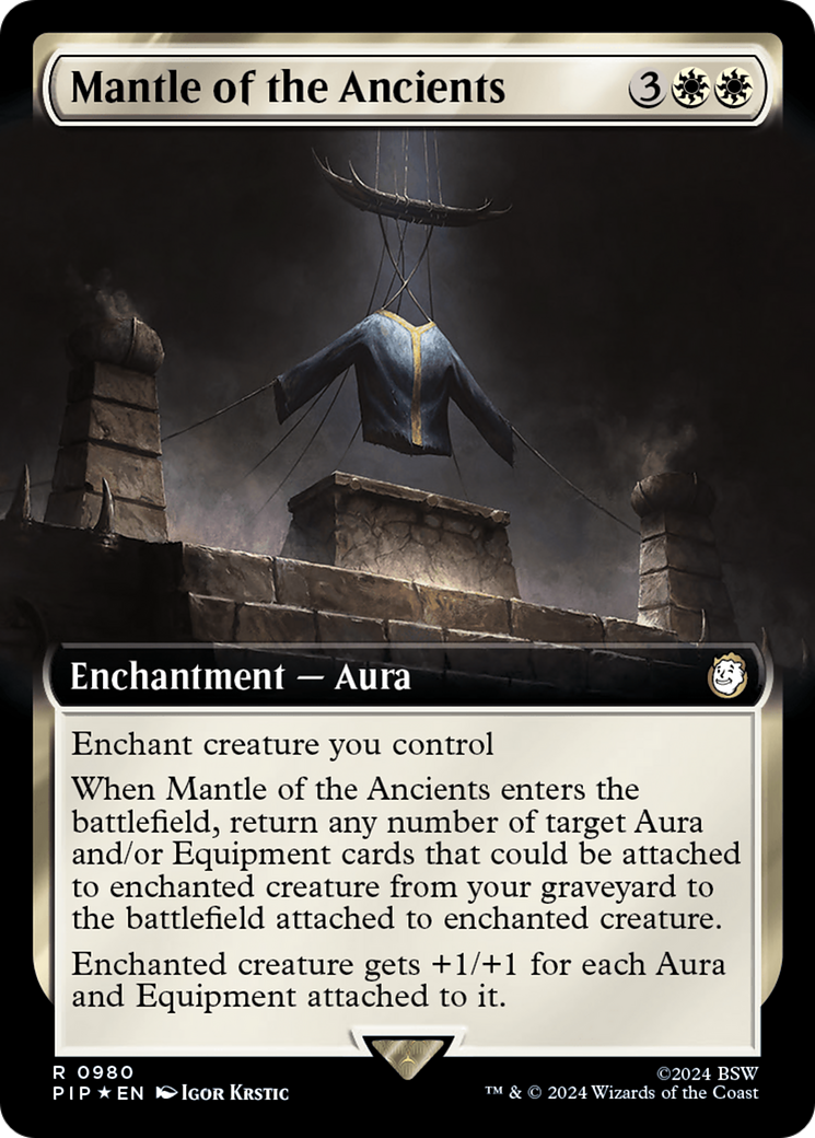 Mantle of the Ancients (Extended Art) (Surge Foil) [Fallout] | Exor Games Dartmouth