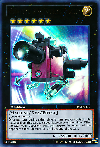 Number 25: Force Focus [GAOV-EN045] Ultra Rare | Exor Games Dartmouth