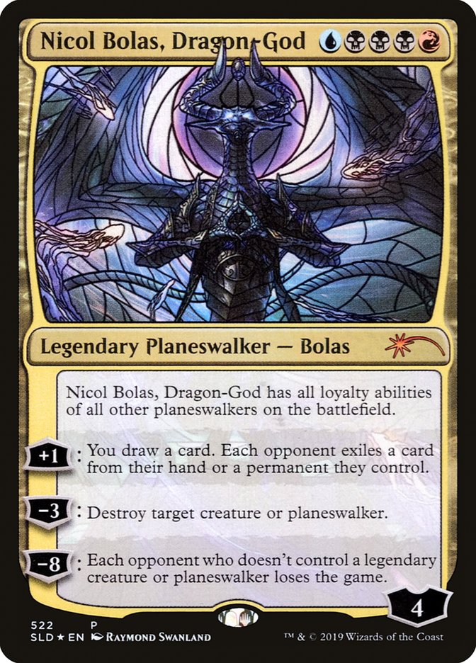 Nicol Bolas, Dragon-God (Stained Glass) [Secret Lair Drop Promos] | Exor Games Dartmouth