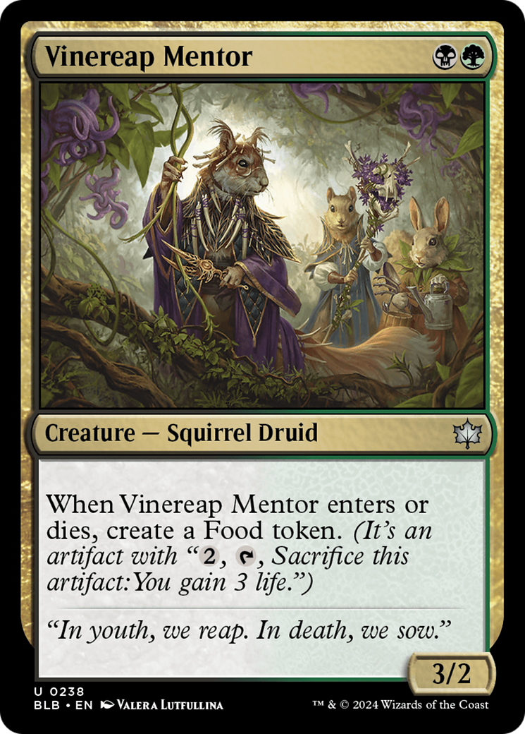 Vinereap Mentor [Bloomburrow] | Exor Games Dartmouth