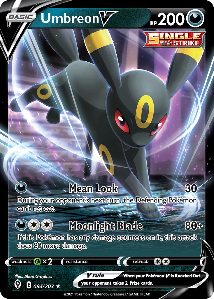 Umbreon V (094/203) (Intro Deck) [Sword & Shield: Evolving Skies] | Exor Games Dartmouth