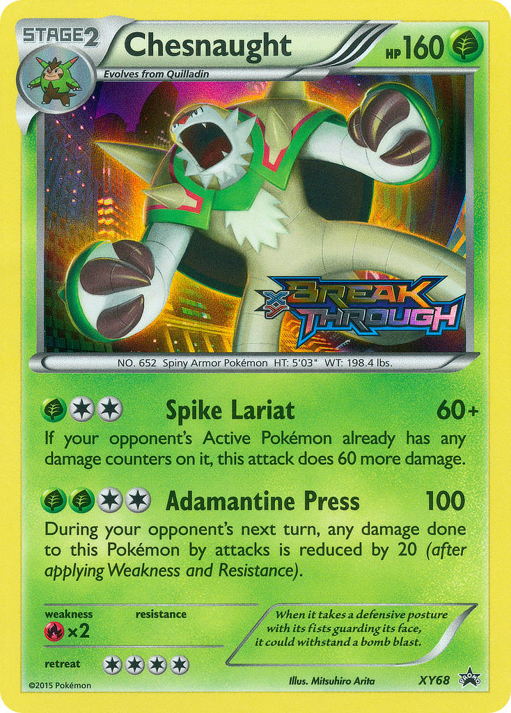Chesnaught (XY68) [XY: Black Star Promos] | Exor Games Dartmouth