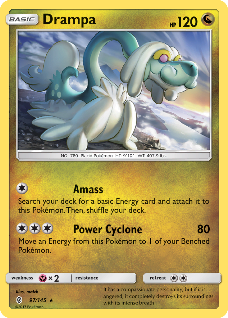 Drampa (97/145) [Sun & Moon: Guardians Rising] | Exor Games Dartmouth