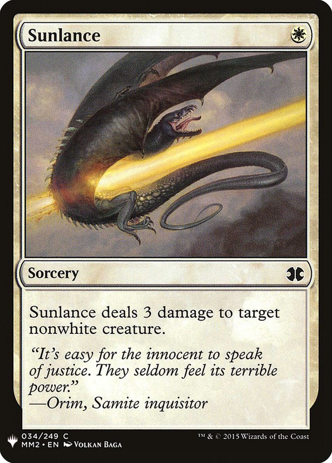 Sunlance [Mystery Booster] | Exor Games Dartmouth