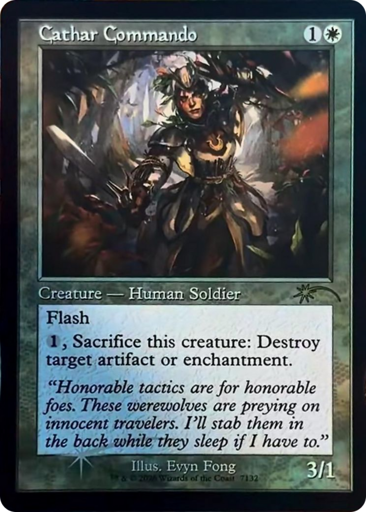 Cathar Commando (Retro Frame) [Secret Lair Drop Series] | Exor Games Dartmouth