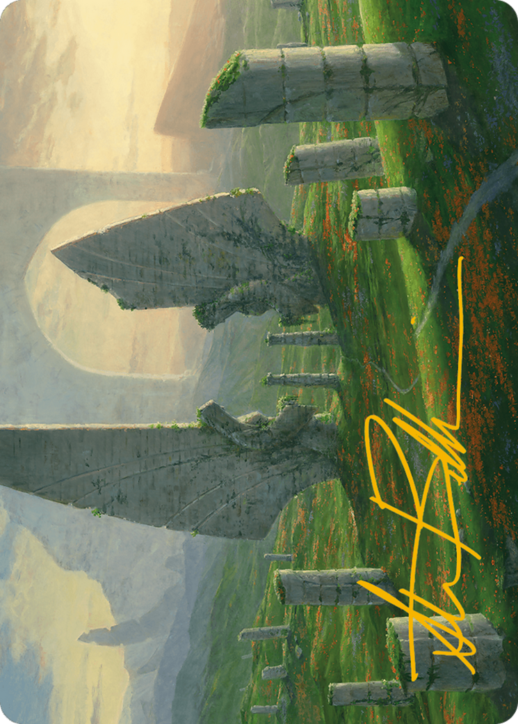 Monumental Henge Art Card (Gold-Stamped Signature) [Modern Horizons 3 Art Series] | Exor Games Dartmouth