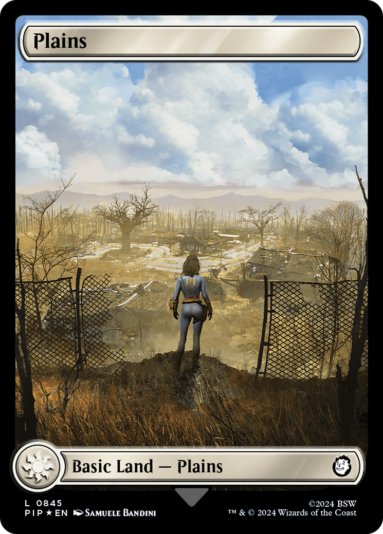 Plains (0845) (Surge Foil) [Fallout] | Exor Games Dartmouth