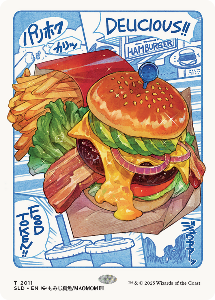 Food Token (2011) (Rainbow Foil) [Secret Lair Drop Series] | Exor Games Dartmouth