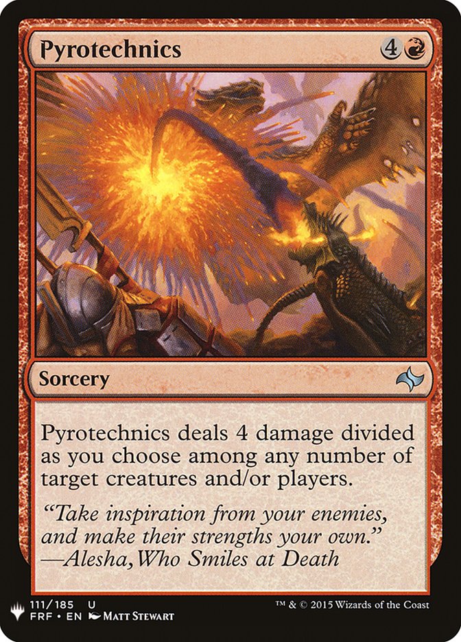 Pyrotechnics [Mystery Booster] | Exor Games Dartmouth