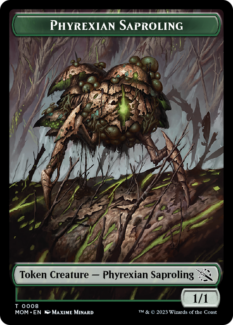 Phyrexian Saproling Token [March of the Machine Tokens] | Exor Games Dartmouth