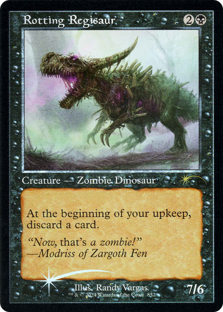 Rotting Regisaur (Retro Frame) [Secret Lair Drop Series] | Exor Games Dartmouth