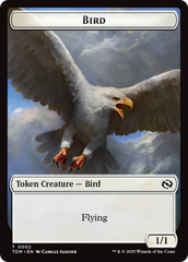 Thopter // Bird Double-Sided Token [Tarkir: Dragonstorm Commander Tokens] | Exor Games Dartmouth