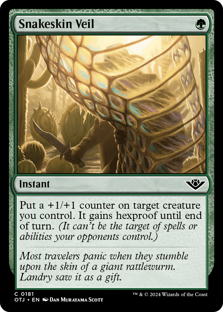 Snakeskin Veil [Outlaws of Thunder Junction] | Exor Games Dartmouth