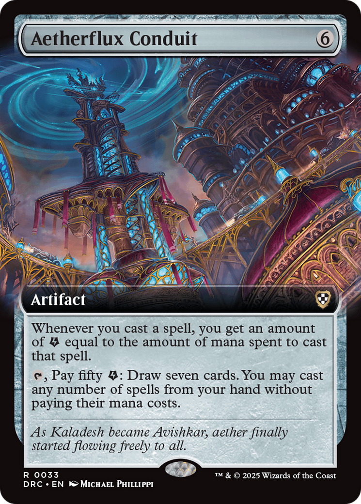 Aetherflux Conduit (Extended Art) [Aetherdrift Commander] | Exor Games Dartmouth