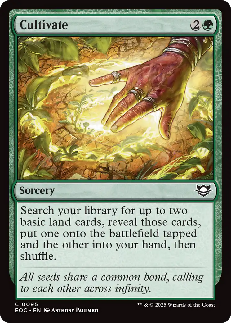 Cultivate [Edge of Eternities Commander] | Exor Games Dartmouth
