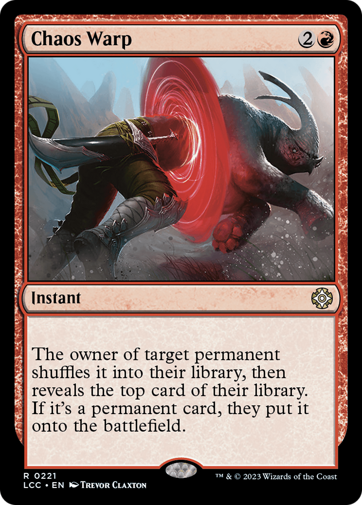 Chaos Warp [The Lost Caverns of Ixalan Commander] | Exor Games Dartmouth