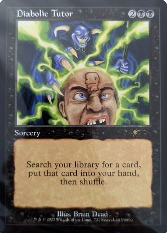 Diabolic Tutor (Retro) [Secret Lair Drop Promos] | Exor Games Dartmouth