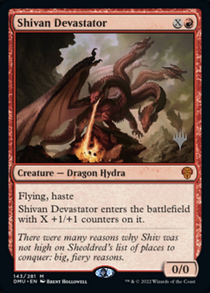 Shivan Devastator (Promo Pack) [Dominaria United Promos] | Exor Games Dartmouth