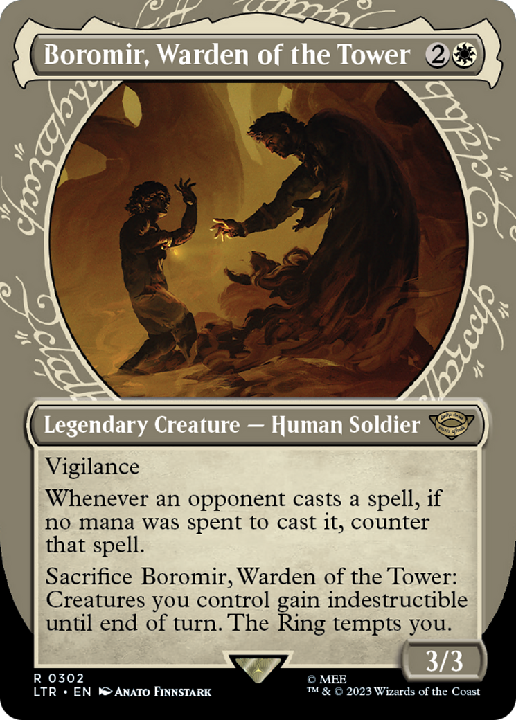 Boromir, Warden of the Tower (Showcase Ring Frame) [The Lord of the Rings: Tales of Middle-Earth] | Exor Games Dartmouth