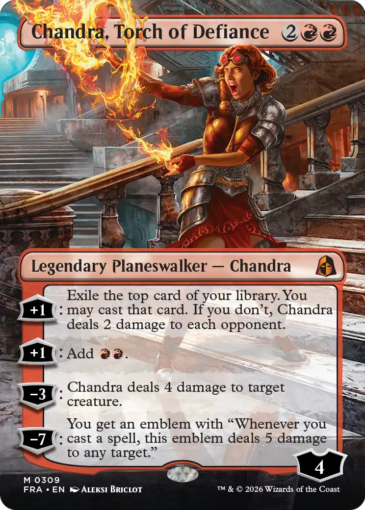 Chandra, Torch of Defiance (Borderless) [Reality Fracture] | Exor Games Dartmouth
