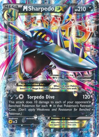 M Sharpedo EX (XY200) (Jumbo Card) [XY: Black Star Promos] | Exor Games Dartmouth