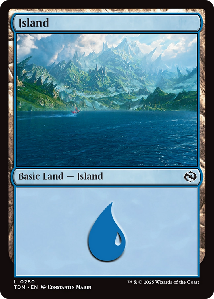 Island (0280) [Tarkir: Dragonstorm] | Exor Games Dartmouth