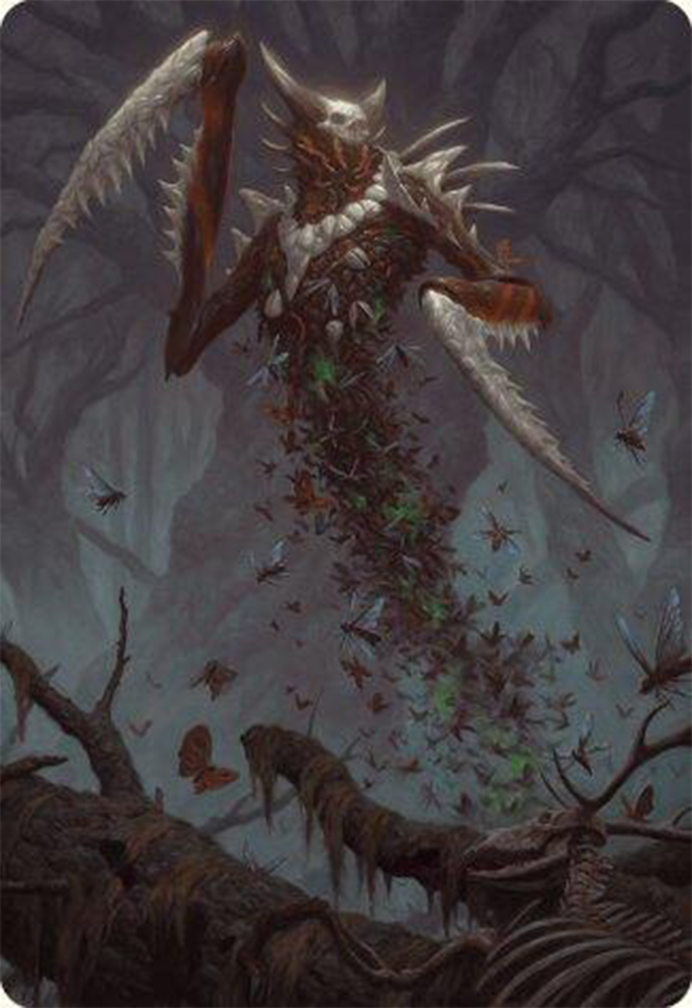 Grist, the Plague Swarm Art Card [Modern Horizons 3 Art Series] | Exor Games Dartmouth