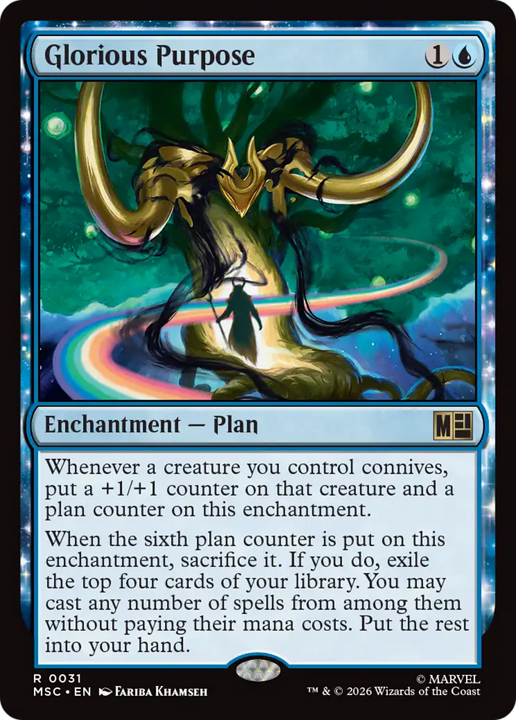 Glorious Purpose (Surge Foil) [Marvel Super Heroes Commander] | Exor Games Dartmouth