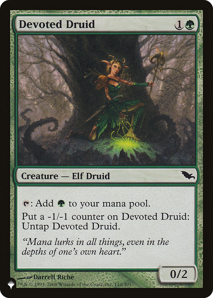 Devoted Druid (SHM) [The List Reprints] | Exor Games Dartmouth